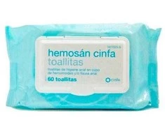 Cinfa Hemosán servetėlės 60 vienetų