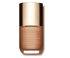 „Clarins“, „Everlasting Youth“, senėjimą stabdantis skystas makiažo pagrindas, 110,5, gelsvai ruda, 15 ml *Mėginys