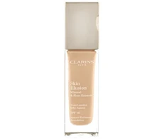 „Clarins“ skystas makiažo pagrindas „True Radiance“, 112, gintaro spalvos, SPF 15, 15 ml *Mėginamoji pakuotė