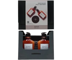 Vartotojų rinkinys E Set Depot: 100 plaukų valymo priemonių Nr. 103 su provitaminu B5 drėkinimui, 250 ml + 200 plaukų procedūrų Nr. 201 su botaniniu kompleksu, kondicionierius atgaivinimui, 250 ml