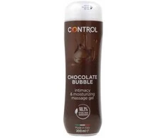 Control Chocolate Bubble Gel Massage masažo gelis- lubrikantas 200ml