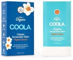 "Coola Classic" ekologiškas apsauginis kremas nuo saulės "Tropical Coconut" Spf30 17g