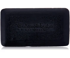 Crabtree &amp; Evelyn Juodas jūros purvo ir jūros dumblių kvapo muilo plytelė, 158 g