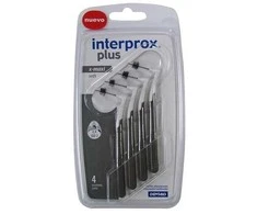 Dentaid Interprox Plus dantų šepetėlis Interproksimalinis 2g Super Micro 4 vnt