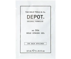 „Depot 300 Hair Stylings No. 304“ botaninis plaukų formavimo gelis stipriai fiksuojantiems plaukams, 10 ml