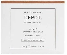 „Depot 600 Body Solutions No. 602“ valomasis muilo gabalėlis su botaniniu kompleksu ir rytietišku sielos kvapu, 100 g