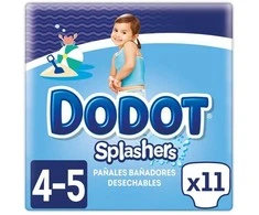 Dodot Splashers maudynių sauskelnės T-4 11 vienetų