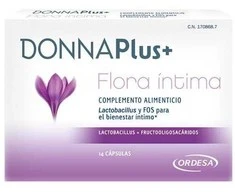 Donna Plus Donnaplus maisto papildas Flora Intima Plus 14 kapsulių