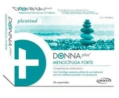 Donna Plus Menocifuga Forte Maisto papildas menopauzės simptomams mažinti 30 tablečių