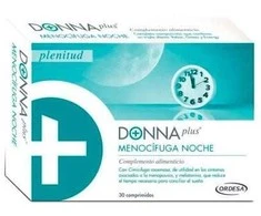 Donna Plus Menocífuga Night Maisto papildas menopauzės sukeliamiems simptomams malšinti nakčiai 30 tablečių