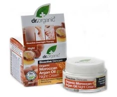 Dr. Organic Maroko argano aliejaus naktinis kremas 50ml