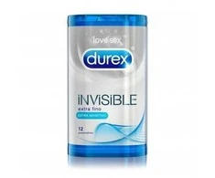 "Durex Invisible Extra Thin" prezervatyvai 12 vienetų