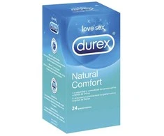 "Durex Natural Plus" natūralios gumos latekso 24 prezervatyvai