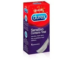 Durex Prezervatyvai Total Contact 6U