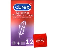 Durex Sensitive prezervatyvai, 12 vnt.