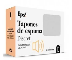 "Eps" ausų kištukai Discret 6 vienetų dydis L