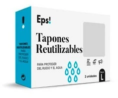 "Eps" daugkartinio naudojimo ausų kištukai L dydžio 2vnt