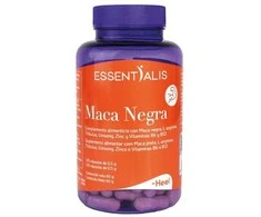 Essentialis Heel Juodas Maca 120 Capsules