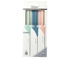 Eurostil Colores Set Peines Mechas 3un