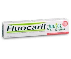 Fluocaril Junior Raudona Fruit Gel 75ml