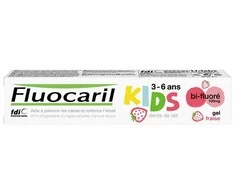 Fluocaril Kids Bi-fluorides dantų pasta vaikam braškių skonio 3-6 metų 50ml