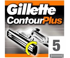 "Gillette Contour Plus" papildymas 5 vienetai