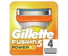 "Gillette Fusion Power" papildymas 4 vienetai