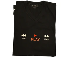„Givenchy Play“ trumpomis rankovėmis vyriški tekstiliniai marškinėliai, S dydis