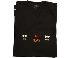 „Givenchy Play“ trumpomis rankovėmis vyriški tekstiliniai marškinėliai, S dydis