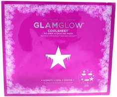 „GlamGlow“, nenulašanti, drėkinamoji lakštinė kaukė veidui
