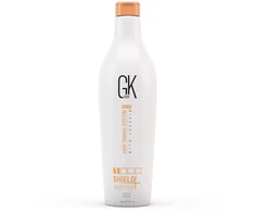 GK hair Global Keratin Shield Additive plaukų šampūnas ir kondicionierius 2 viename atkuriamasis ir stiprinamasis, 650 ml