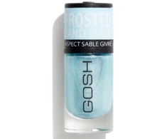 Gosh Glittery Matt Finish Nagų lakas 06 Frosted Soft Mėlyna, 8 ml