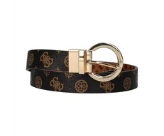 Guess, Cessily, Textile Belt, Juodas, For Women