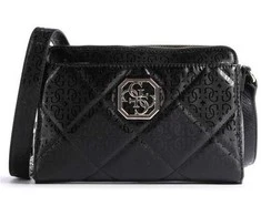 Guess, Dilla, Textile Crossbody Bag, Juodas, Mini, For Women