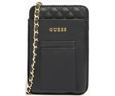 Guess, Guess, Polyurethane, Textile Bag, Pouch Phone, Juodas, PW1510P2301, For Women, 16.5 x 3 x 11 cm