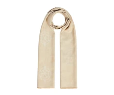 Guess, Guess, Textile Scarf, rusvai gelsvas, 80 x 190 cm, For Women