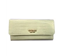 Guess, Laurel, Textile Wallet, SLG Large Zip, SWCA8500460LGL, rusvai gelsvas, For Women