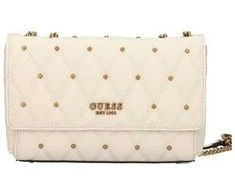 Guess, Triana, Textile Crossbody Bag, Ivory, HWQS8553210, 26 x 16 x 9 cm, For Women