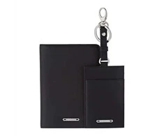 Guess, Tyler, Polyurethane, Textile Bag, Passport - Badge Holder, rusvai gelsvas, Unisex
