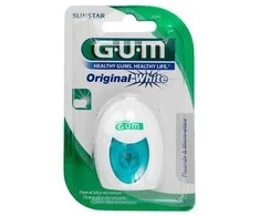 "Gum® 2040 Original Baltas Whitening Floss" dantų siūlas 30 m