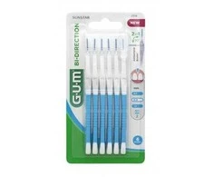 GUM Dviejų krypčių dantenų šepetėlis 0,9 mm
