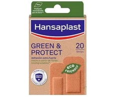 "Hansaplast Žalias - Protect" 20 tvarsčių