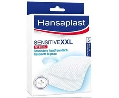 "Hansaplast Sensitive XXL" 8x10 5vnt