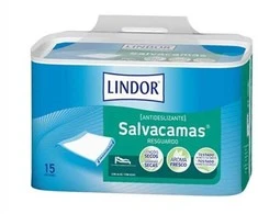 HARTMANN Lindor Bed Saving Soaker paklotas su užlenkiamais galais 60x180cm 15 vienetų