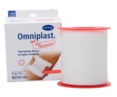 "Hartmann Omniplast" lipni juosta balta 5 cmx5 m