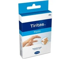 Hartmann Plastikinės Tiritas Vandeniui atsparūs pleistrai 20 vienetų