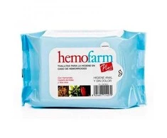 "Hemofarm Plus" drėgnos servetėlėlės 20 vnt