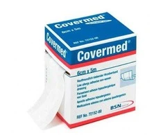 Hipoalerginė lipni tvarsčių juostelė Covermed Tira Apósito Adhesivo Hipoalergénico 6 Cm X 5 M Bsn Medical