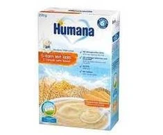 Humana 5 grūdų pieno košė su sausainiais , 6 mėn., 200 g