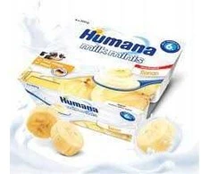 Humana Milk Minis jogurtinis desertas su bananais 6m+ 400g